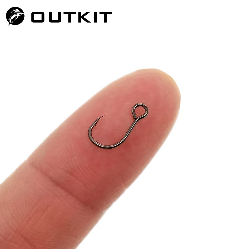 Fishing Hook Assortment - OUTKIT 12pcs สําหรับตกปลา Lure อะไหล่ตะขอเดี่ยวปลา Lure