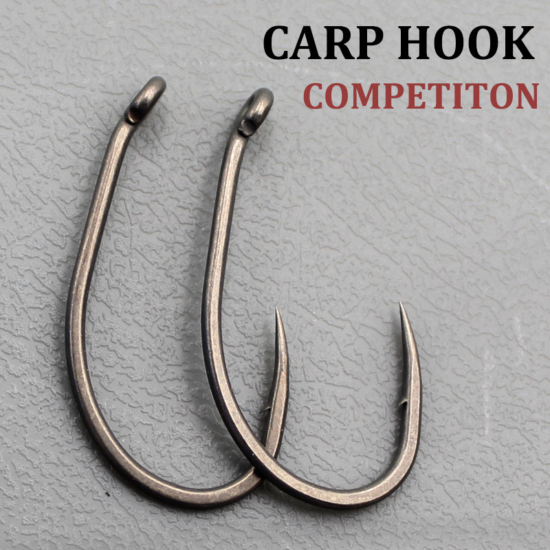 Fishing Hook Assortment - 20 ชิ้น/ล็อตปลาคาร์พตกปลาเคลือบ PTFE ตะขอหนามญี่ปุ่นคุณภาพแบรนด์รายงาน rigs ตะขอสําหรับการแข่งขันอุปกรณ์เสริม