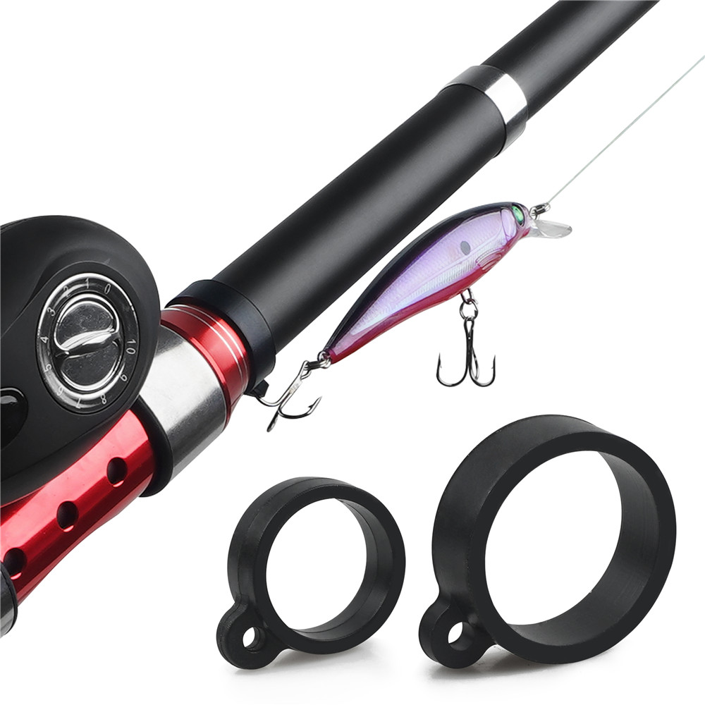Fishing Hook Box - 10PCS ตกปลาตะขอสำหรับเบ็ดตกปลา Umpan Pancing แขวนแหวนยาง Hook