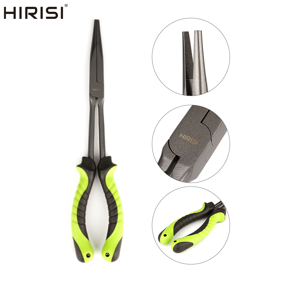 Fishing Hook Remover - คีมตกปลาฮิริซิ 29 ซม. คีมปากแหลม ตัดตะขอ เหล็กกล้าคาร์บอน