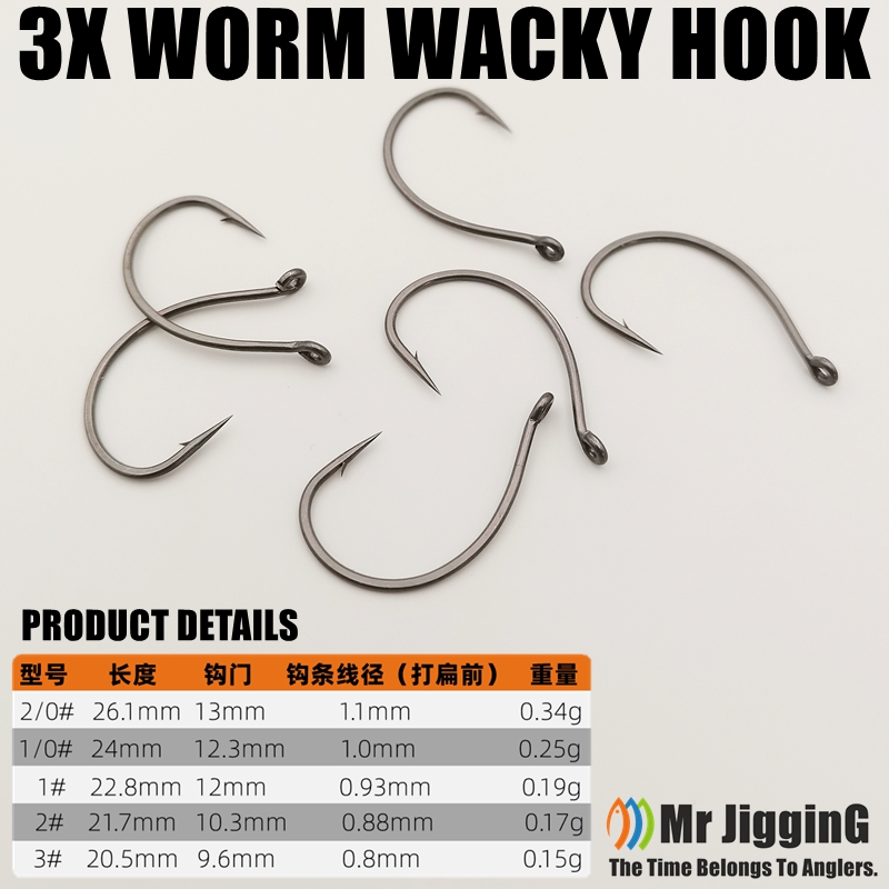 Mr JigginG PTFE Super สไลด์ Wa - Fishing Hook Offset บทวิจารณ์และราคา