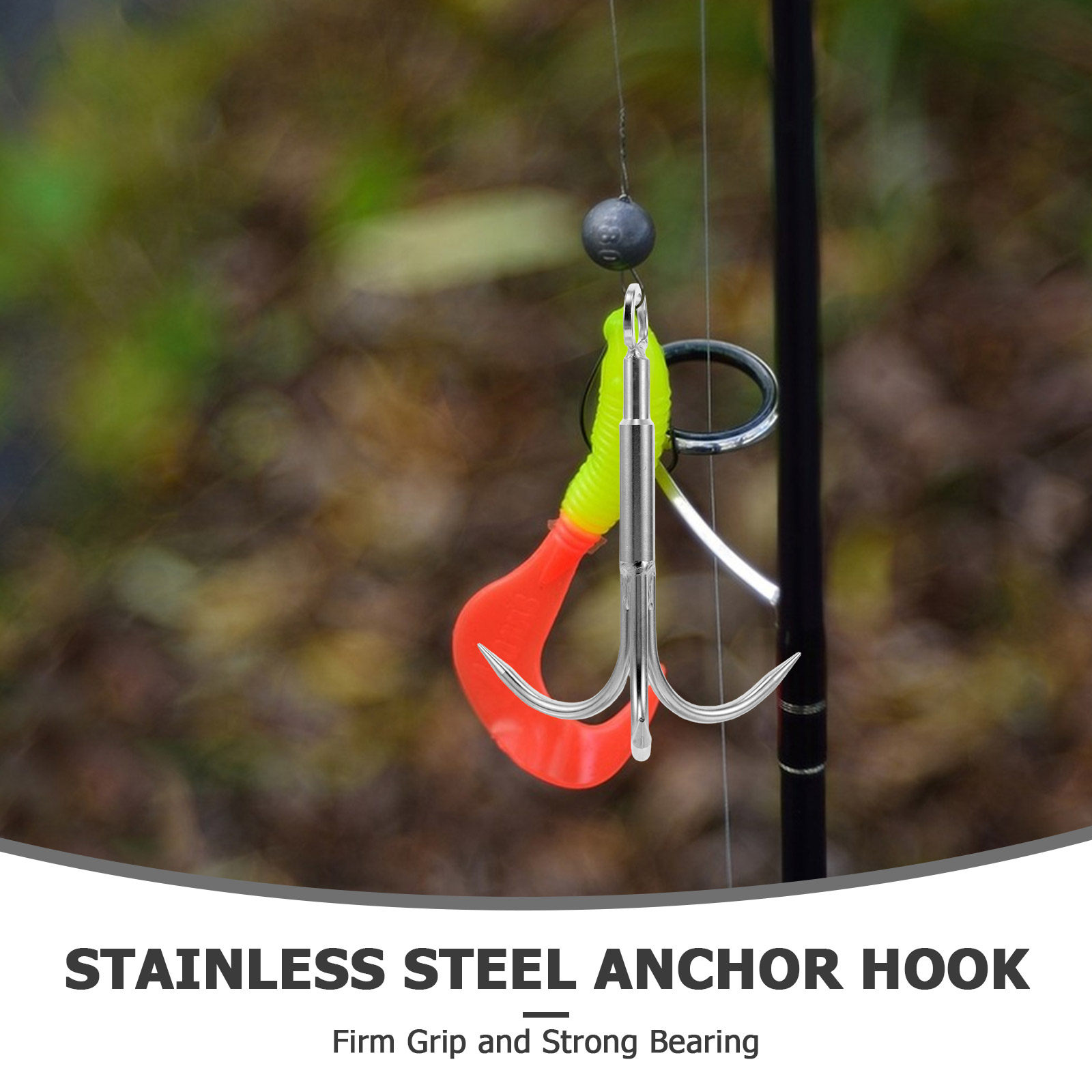 ตะขอเกี่ยวอเนกประสงค์สำหรับตกป - Fishing Hook Stainless Steel บทวิจารณ์และราคา