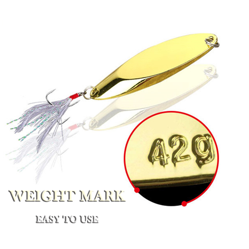 1 PC 2.5g-35g ช้อนโลหะ Lure SH - Fishing Hook Treble บทวิจารณ์และราคา