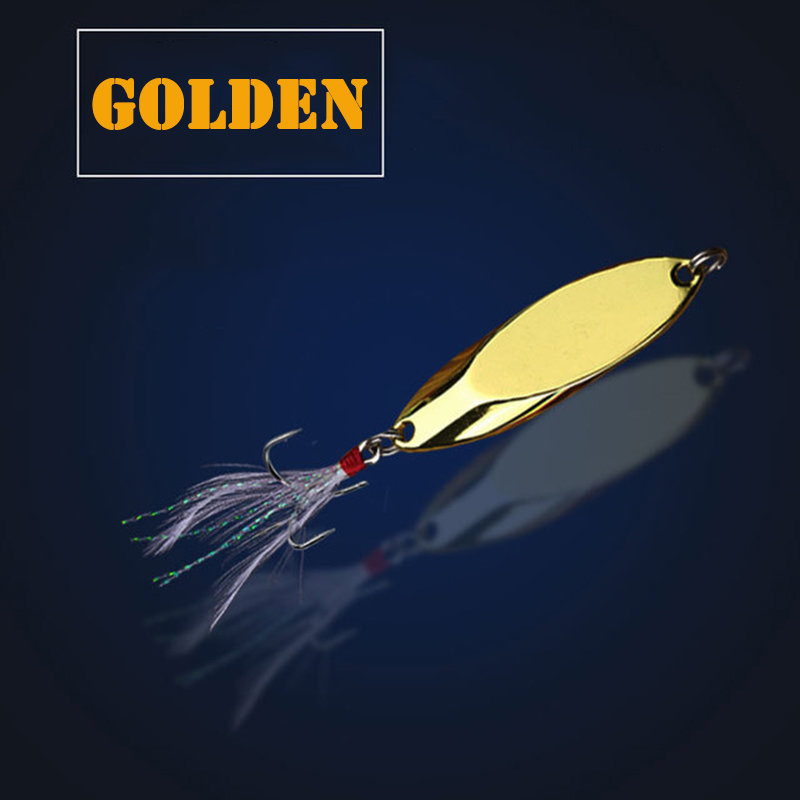 1 PC 2.5g-35g ช้อนโลหะ Lure SH - Fishing Hook Treble บทวิจารณ์และราคา