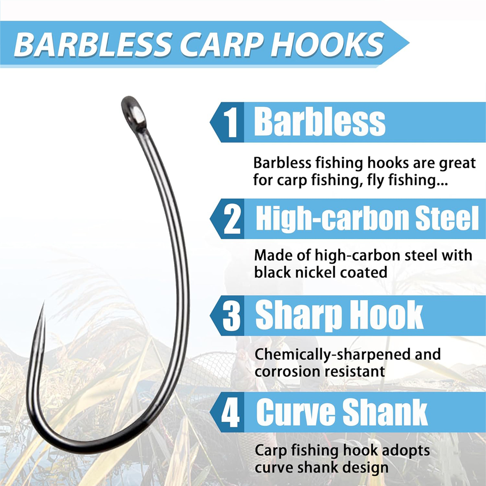 ชุดตะขอตกปลาไร้เงี่ยง180ชิ้นตะ - Fishing Hook Circle บทวิจารณ์และราคา
