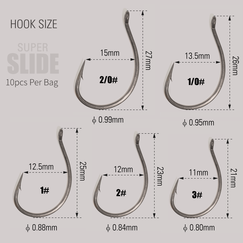 LUREHOLIC PTFE Super สไลด์ Wac - Fishing Hook Circle บทวิจารณ์และราคา
