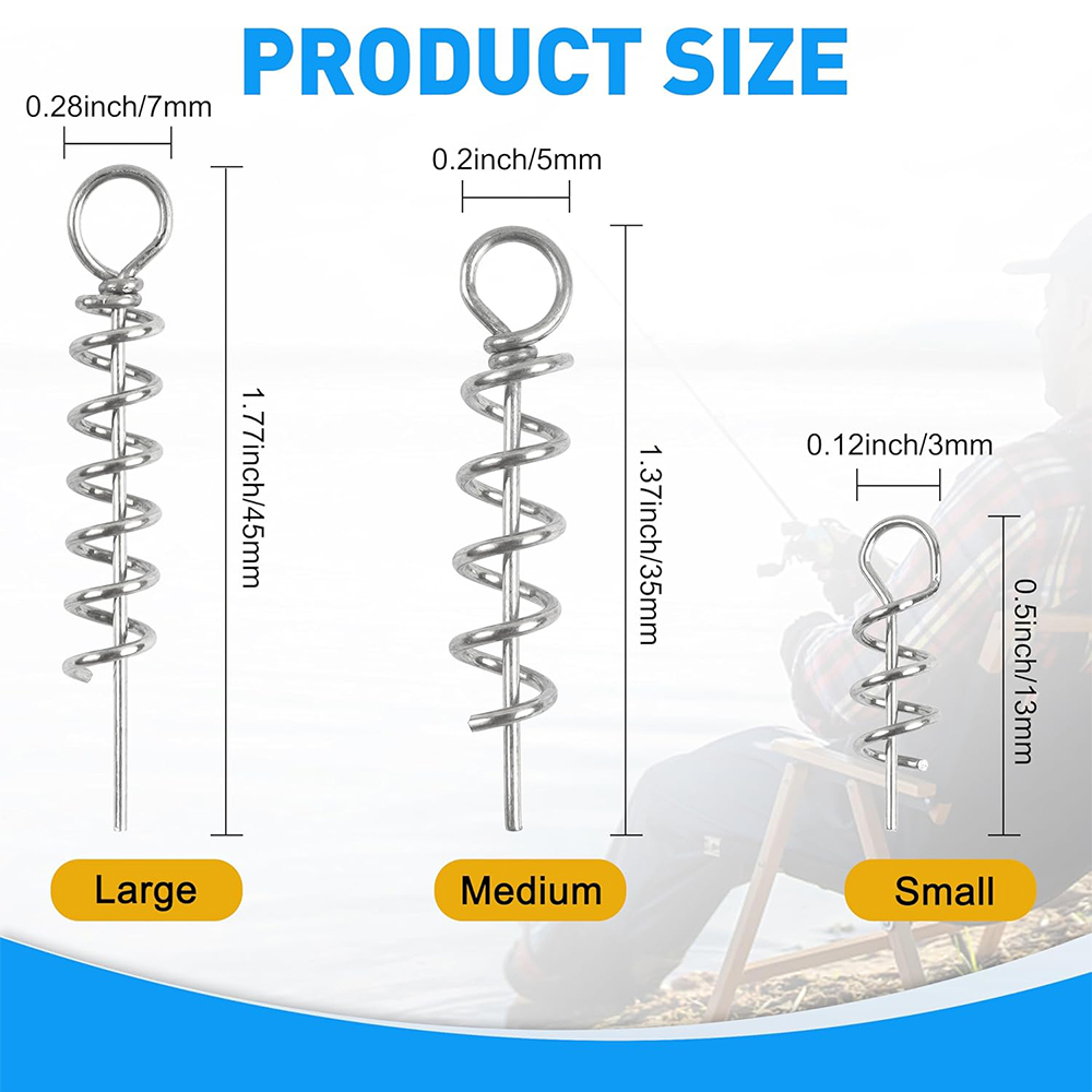 50 ชิ้นฤดูใบไม้ผลิ Twist Lock  - Fishing Hook Stainless Steel บทวิจารณ์และราคา
