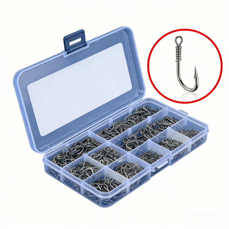 เบ็ดตกปลาเหล็กคาร์บอนคม พร้อมเ - Fishing Hook Circle บทวิจารณ์และราคา