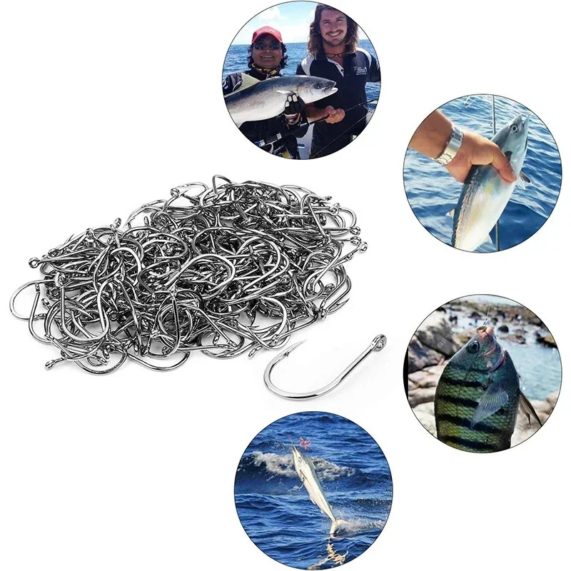 เบ็ดตกปลาเหล็กคาร์บอนคม พร้อมเ - Fishing Hook Circle บทวิจารณ์และราคา